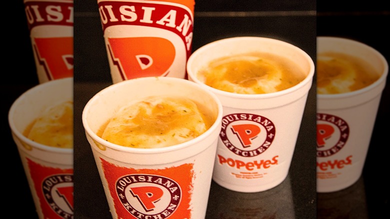 Popeyes mashed potatoes