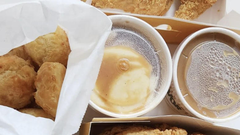 Church's Texas Chicken mashed potatoes