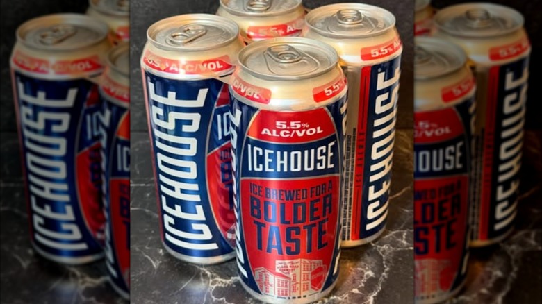 Large cans of Icehouse beer