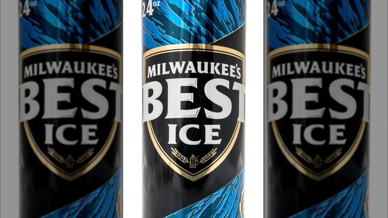 Large can of Milwaukee's Best Ice double-size can