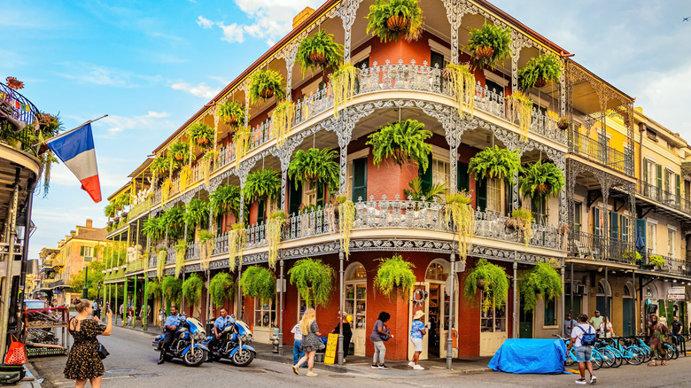 French quarter in New Orleans, Louisiana
