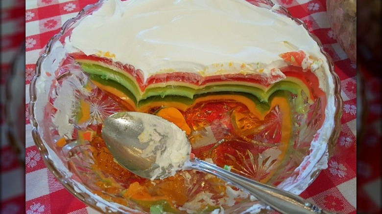 Spoon in a Jell-O salad