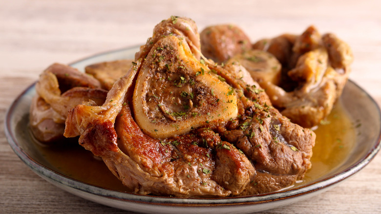 Ossobuco on plate