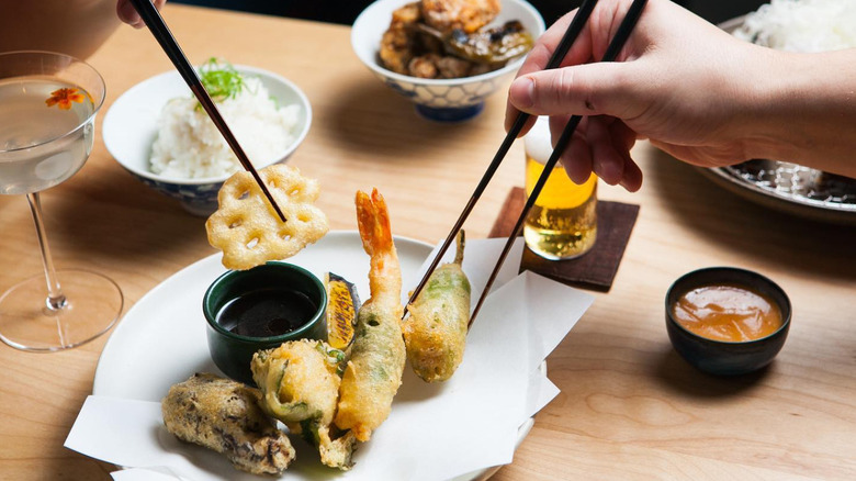 Drinks and food at Kumiko bar in Chicago