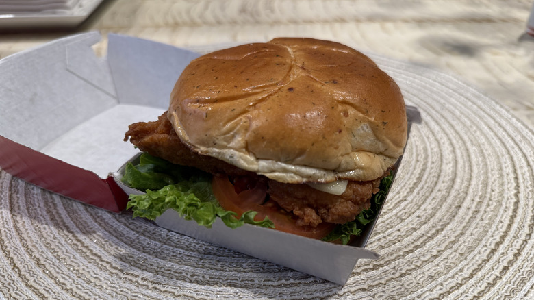 Chick-fil-A's Jalapeño Ranch Club - Spicy in a container