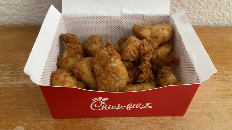 Chick-fil-A nuggets in box