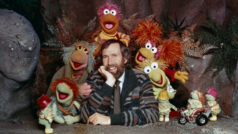 Jim Henson and his puppets
