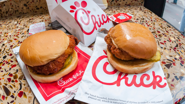 Chick-fil-A chicken sandwiches