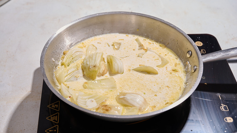 cooking fennel in cream