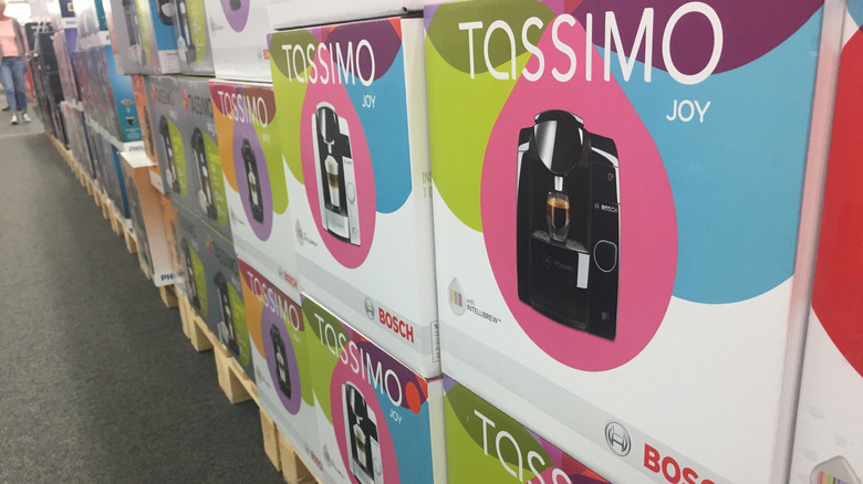 Tassimo coffee makers in store