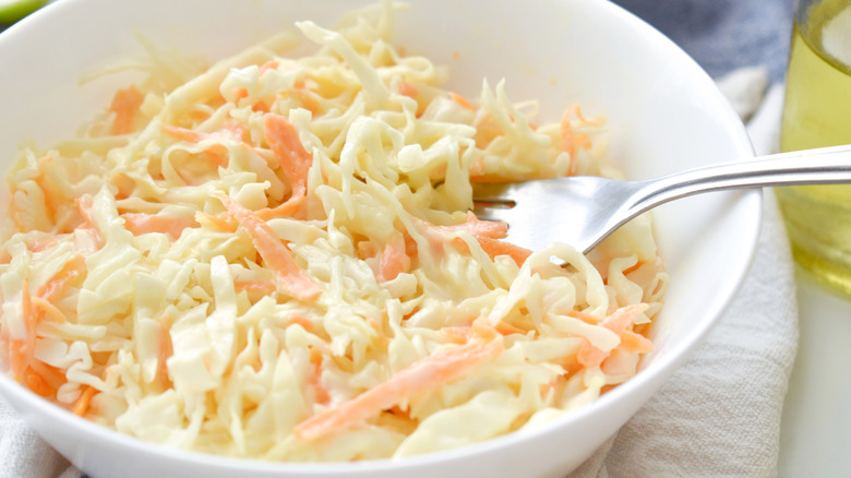 Bowl of coleslaw