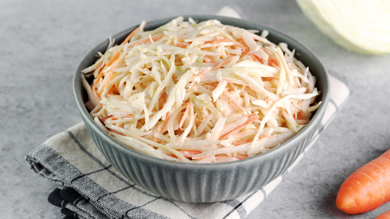 Bowl of coleslaw