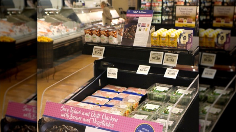 A grocery store display in a Heinen's.