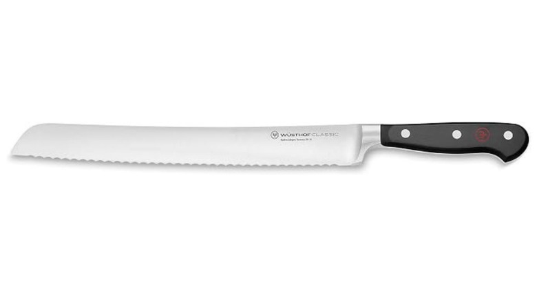 The Wüsthof Classic 10-Inch Bread Knife on white background