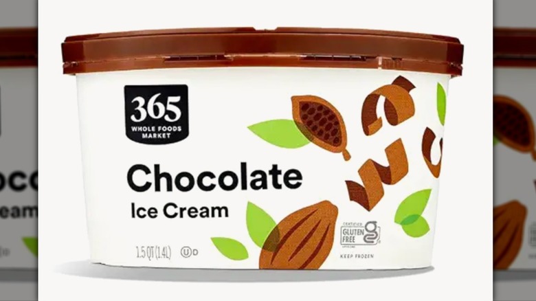365 Whole Foods Market Chocolate Ice Cream product in front of white background