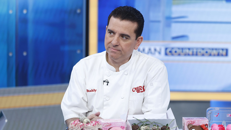Buddy Valastro on set