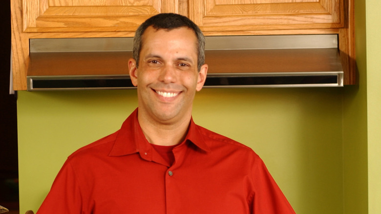 Juan-Carlos Cruz in the kitchen