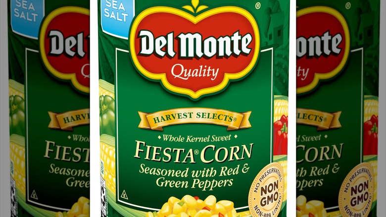 Can of Del Monte fiesta corn
