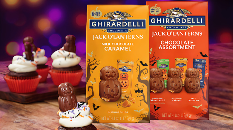 Ghirardelli's Jack O'Lanterns chocolate offerings