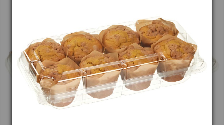 A pack of Pumpkin Streusel muffins from Costco.