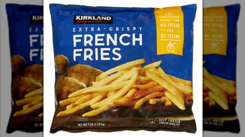 A Bag of the Kirkland Signature Extra Crispy French Fries