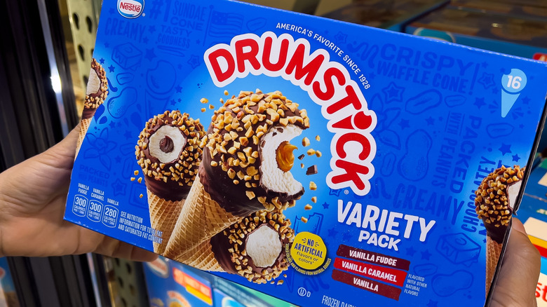 Box of Nestlé Drumsticks