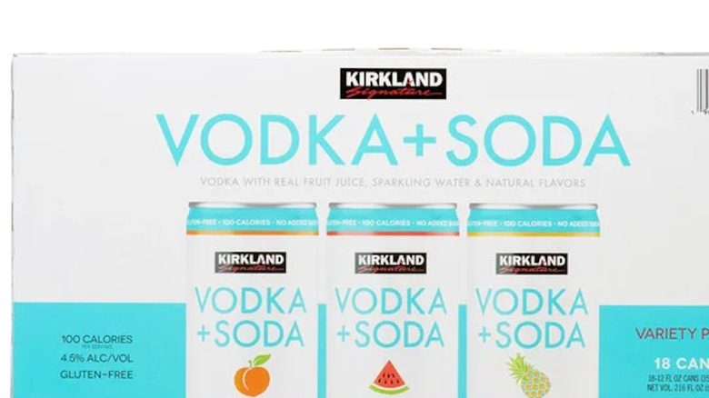 Kirkland Signature Vodka + Soda 18-count pack