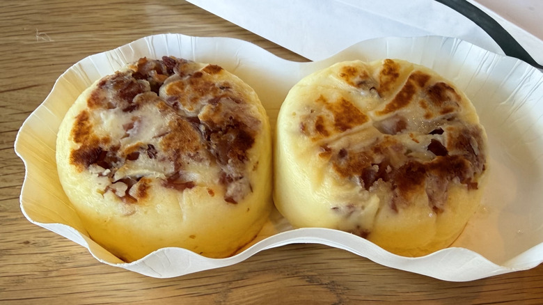 Starbucks Egg Bites on a wooden table