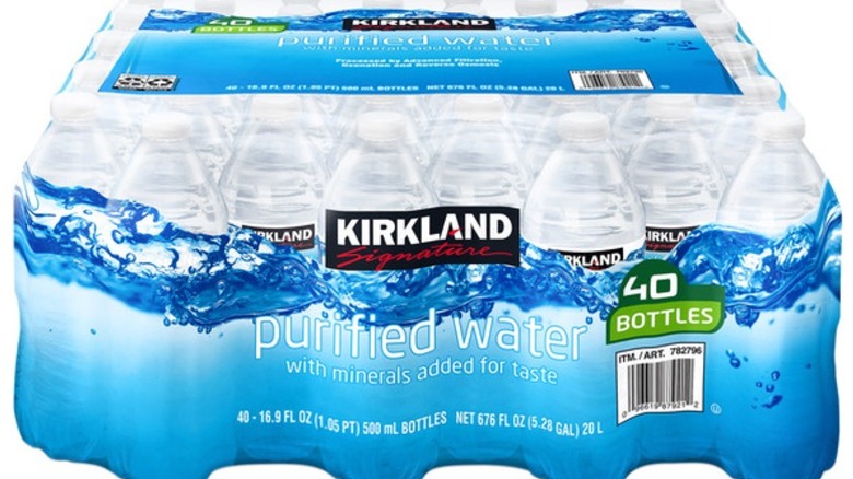 40-pack of Kirkland Signature bottled water