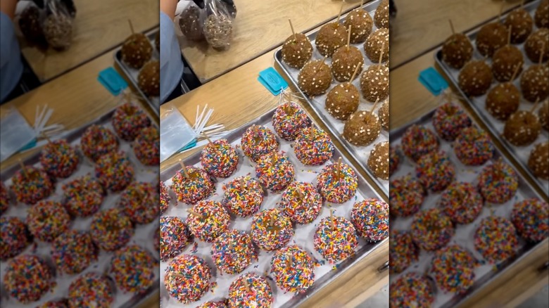 Caramel apples at Costco