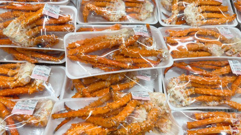 king crab leg packages at Costco