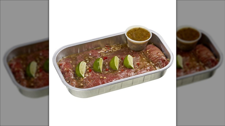 Kirkland's cilantro-lime marinated flank steak