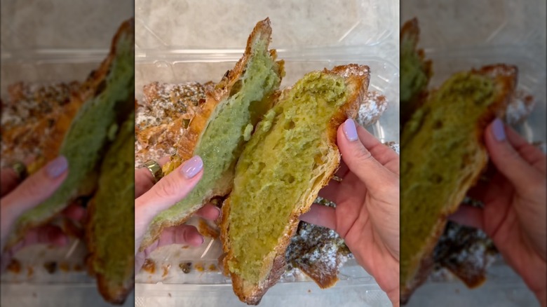 Costco's new pistachio croissants