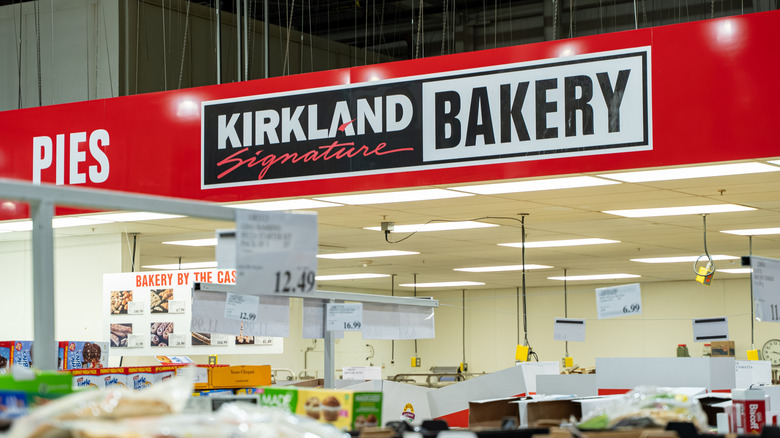 The Kirkland Signature Bakery section of a Costco store
