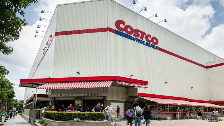 An external view of a Costco wholesale store