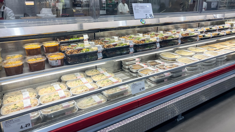 Refrigerated deli section at Costco