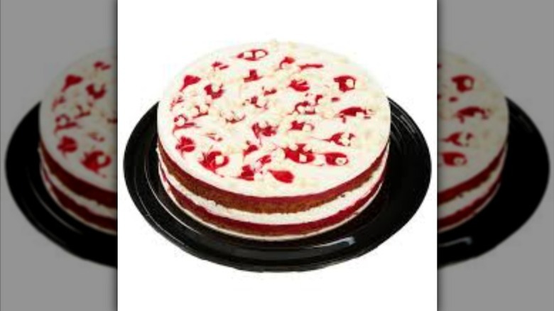 The Kirkland Signature 9 Inch White Chocolate Raspberry Round Cake