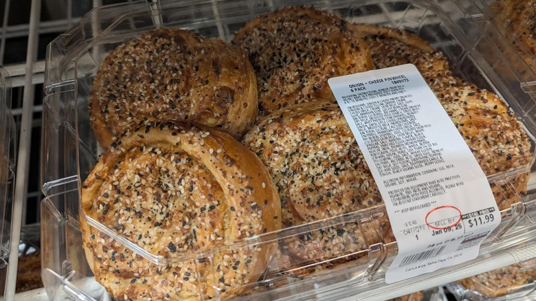 The Onion and Cheese Pinwheels from Costco's bakery
