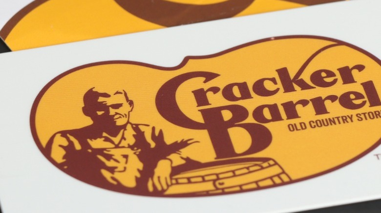 Cracker Barrel logo with Uncle Herschel