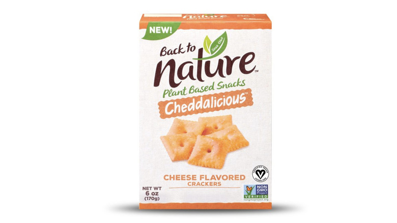 Back to Nature Cheddalicious Cheese Flavored Crackers