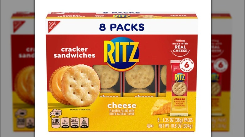 Ritz Cheese Cracker Sandwiches