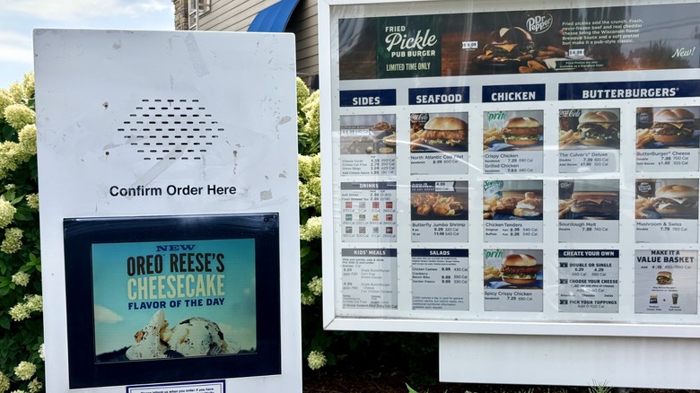 Culver's Drive-Thru featuring new Oreo Reese's Cheesecake Flavor of the Day