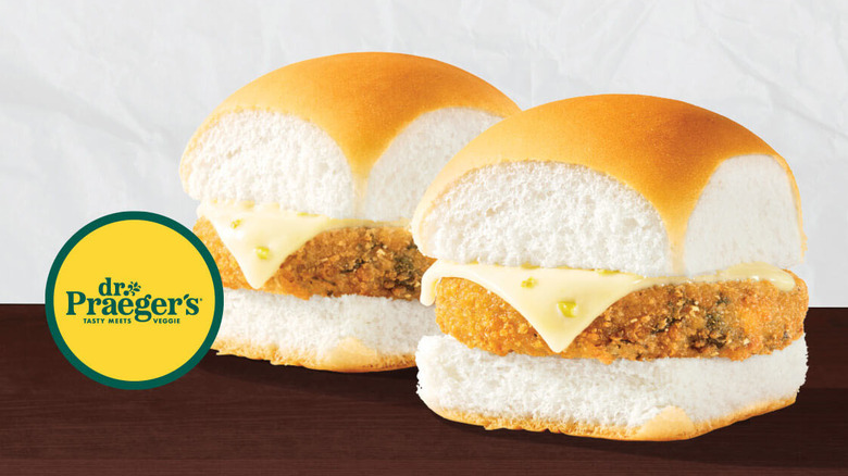 A product image of White Castle's Southwest Veggie Slider.