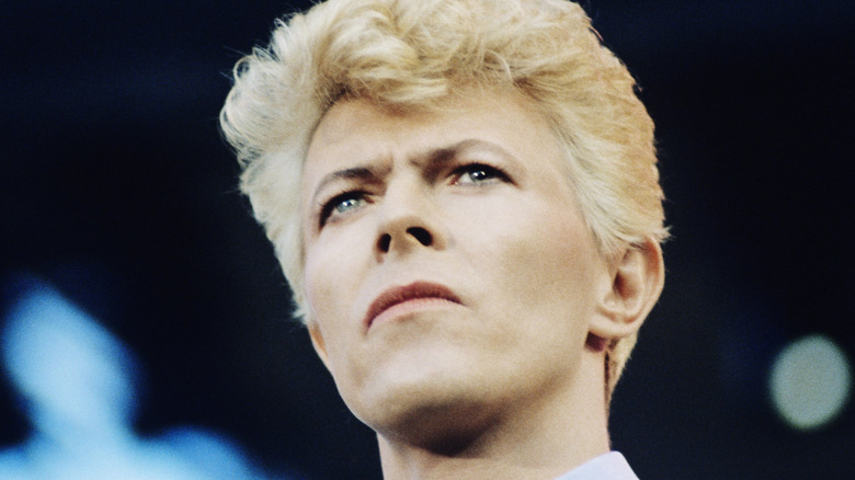 David Bowie performing in 1982