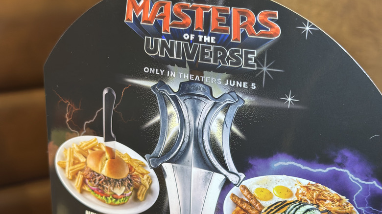 Denny's Masters of the Universe table tent