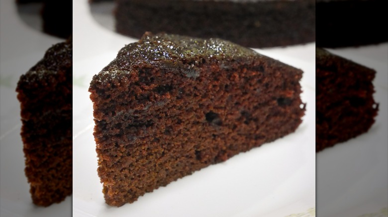 A piece of wacky cake