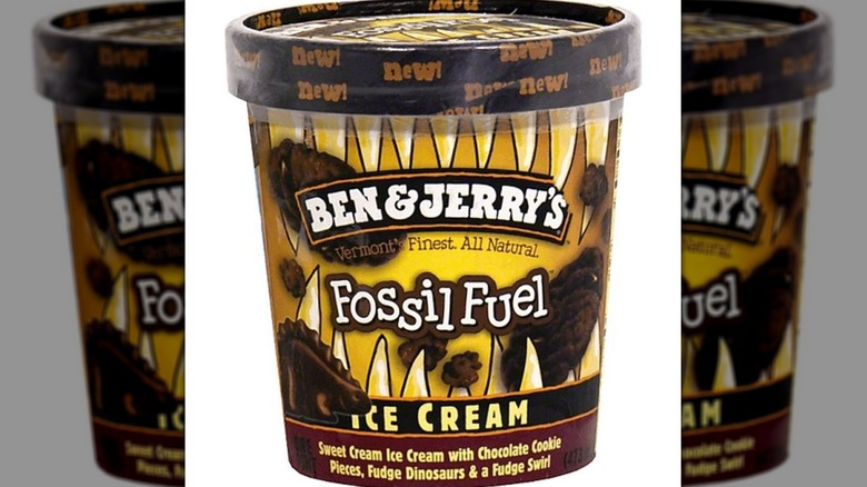 Fossil Fuel ice cream tub