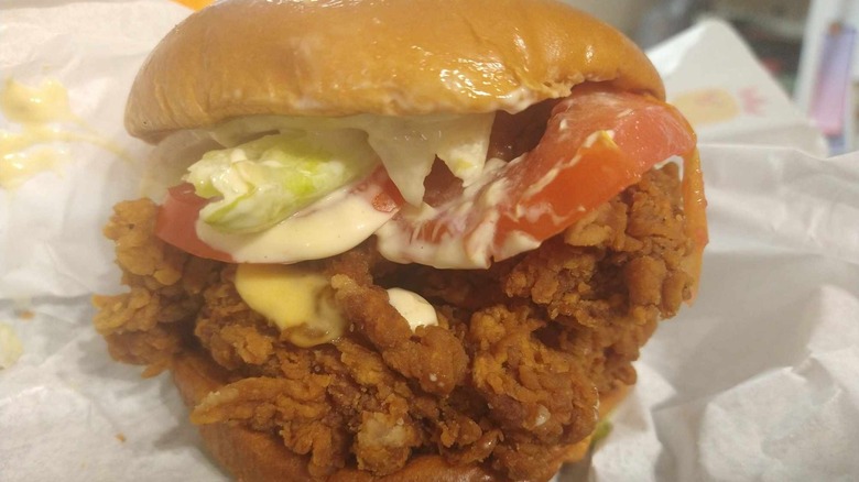Burger King Ch'King on wrapper