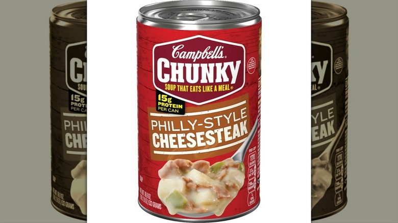 Chunky Philly Style Cheesesteak Soup