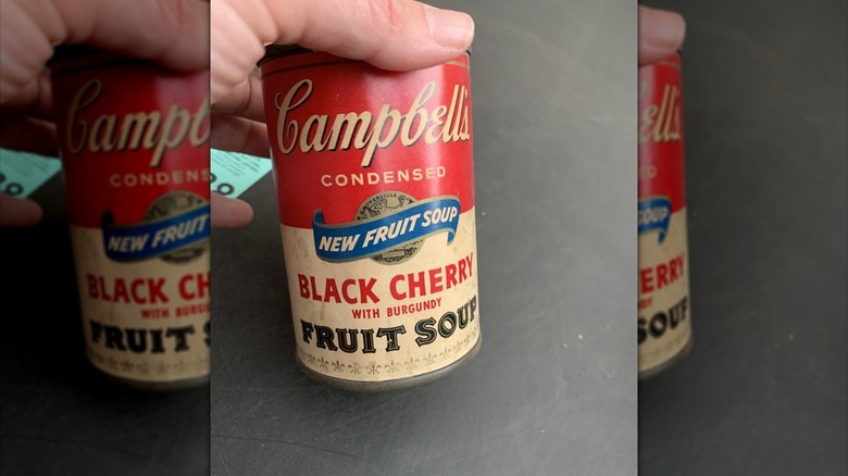 A can of Black Cherry Fruit Soup